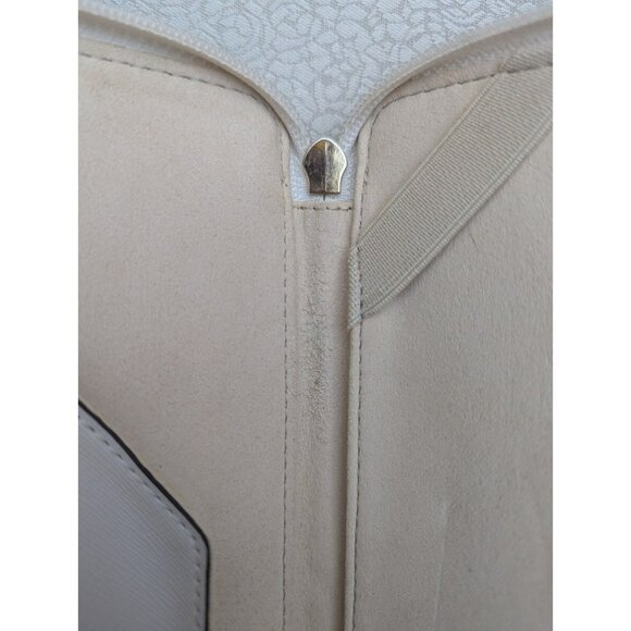 Michael Kors Ipad Tablet Zip Around Saffiano Case Holder Colorblock Gray/Grey - Picture 8 of 12